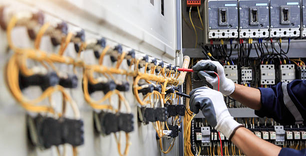Professional Electrician technician working in Lyford, TX
